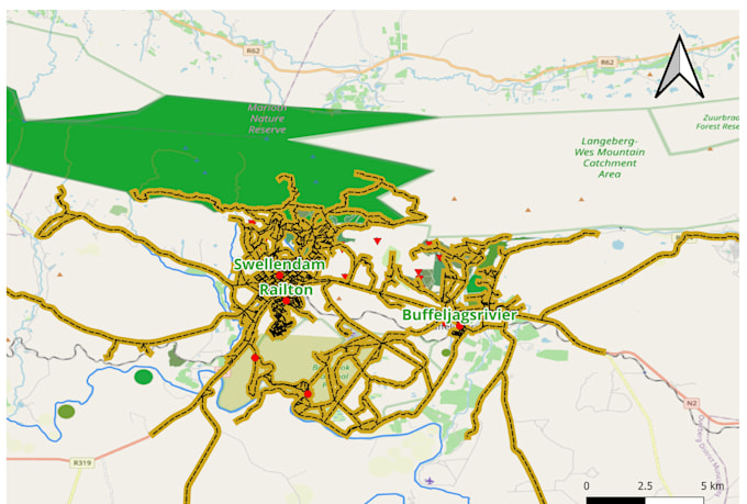create professional gis maps, digitize data, and process spatial files in qgis